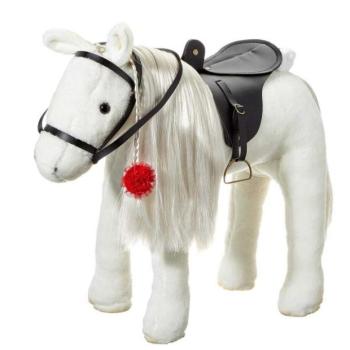 Götz fehér Lipizzaner póni fésüléshez és lovagláshoz 50 cm-es babák számára kép