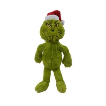 Grincs plüss, 30 cm-es, sapkával