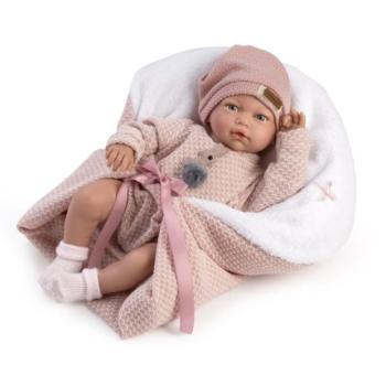 Guca 10220 BLANCA - valósághű baba baba hangokkal és puha szövettesttel - 38 cm kép