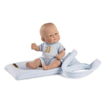 Guca 947 NEW BORN BOY - valósághű baba baba teljes vinil testtel - 25 cm kép