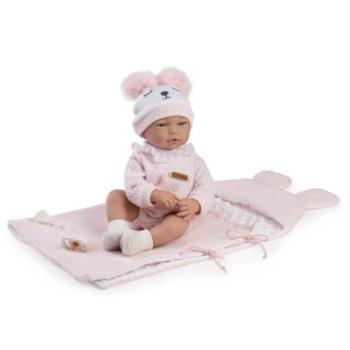 Guca 959 ANDREA - valósághű baba baba hangokkal és puha szövettesttel - 38 cm kép