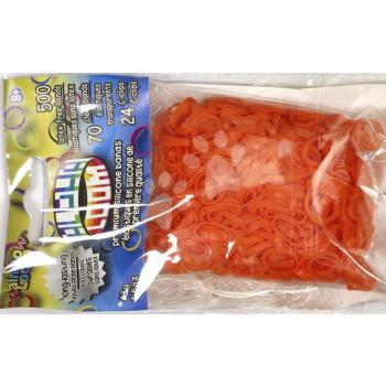 Gumik Alpha Bands Rainbow Loom 500 drb narancssárga 6 évtől kép