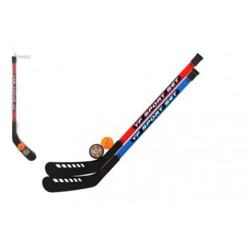 Gyephoki ütő 2db műanyag 92cm + floorball labda + korong kép