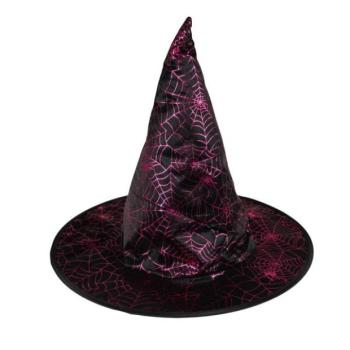 Gyerek lila boszorkány/Halloween sapka kép