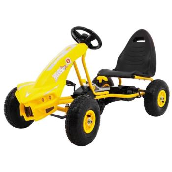 Gyerek pedálos gokart Champion sárga kép