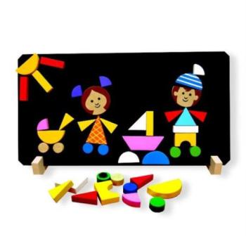 Gyerekek mágneses puzzle kép