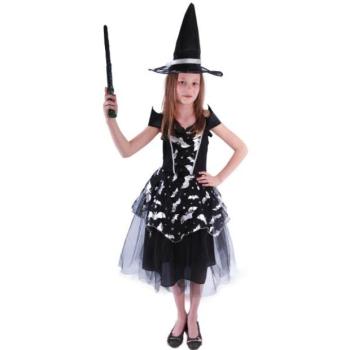 Gyermek boszorkány denevér jelmez/Halloween (M) kép