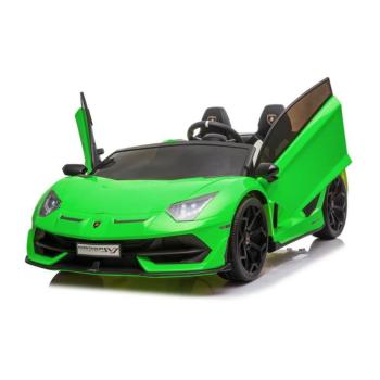 Gyermek elektromos autó Lamborghini Aventador SX2028 zöld kép