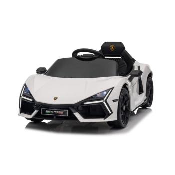 Gyermek elektromos autó Lamborghini Revuelto fehér kép