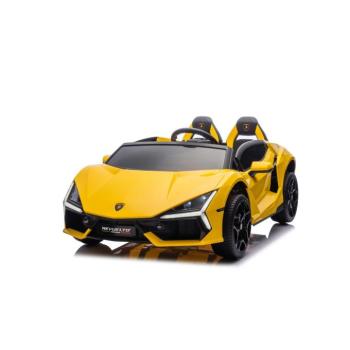 Gyermek elektromos autó Lamborghini Revuelto XL STRONG sárga kép