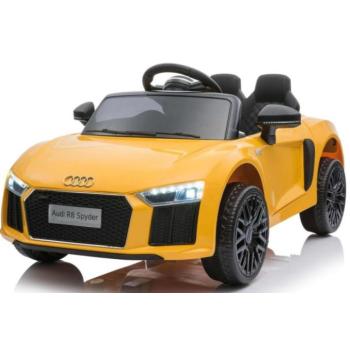 Gyermek elektromos kisautó Audi R8 Spyder sárga kép