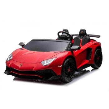 Gyermek elektromos kisautó Lamborghini Aventador SV piros kép