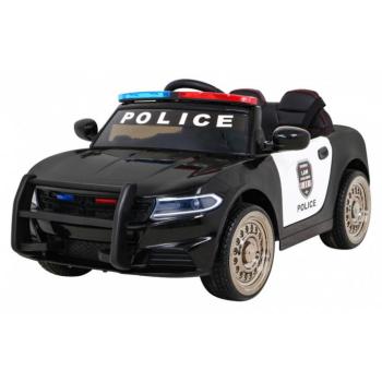 Gyermek elektromos kisautó Super-Police fekete kép