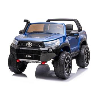Gyermek elektromos kisautó Toyota Hilux 4x4 kékre festve kép