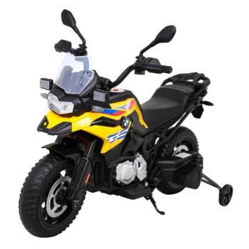 Gyermek elektromos motorkerékpár BMW F850 GS sárga kép
