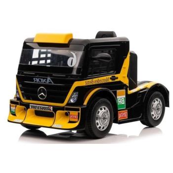 Gyermek elektromos teherautó Mercedes Axor LCD sárga kép