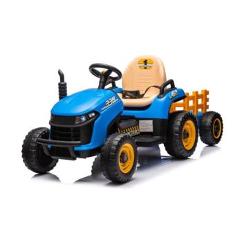 Gyermek elektromos traktor BBH-030 pótkocsi kék kép