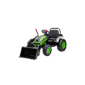 Gyermek elektromos traktor lapát zöld kép