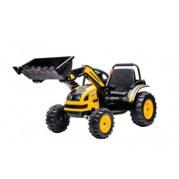 Gyermek elektromos traktor lapáttal sárga kép