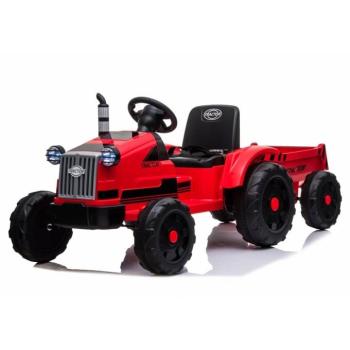 Gyermek elektromos traktor T1 piros burkolattal kép
