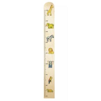Gyermek fa mérce - állatok, 90 cm kép