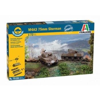 Gyorsan összeszerelhető tartályok 7518 - M4A3 75 mm SHERMAN (1:72) kép
