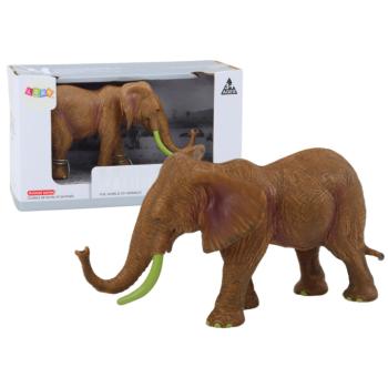 Gyűjthető figura afrikai elefánt Safari barna kép