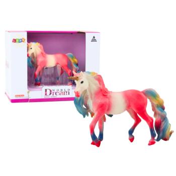 Gyűjthető figura nagy rózsaszín unikornis 11 cm kép