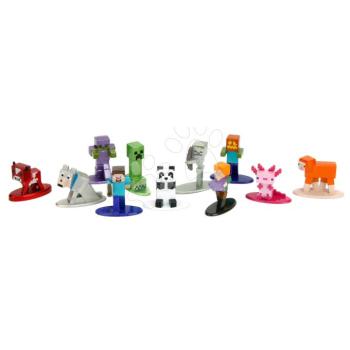 Gyűjthető figurák Minecraft Nano Jada fém 13 különböző fajta 4 cm magas kép