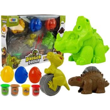 Gyurma dinoszauruszok 4 színben kép