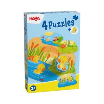 Haba Puzzle a legkisebbeknek Állatkölykök 4 db kép