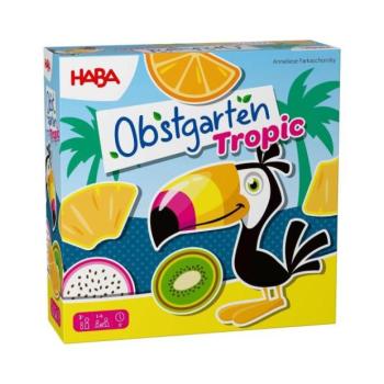 Haba Társasági kooperatív játék gyerekeknek Gyümölcsös kert Tropic 3 éves kortól kép