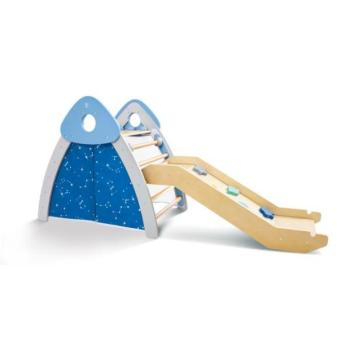 Hape Gyerek fa mászóka létrával és csúszdával 4 az 1-ben kép