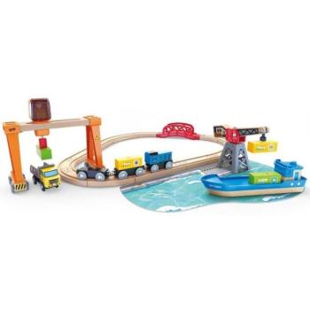 Hape Railway - Kikötő be- és kirakodással kép