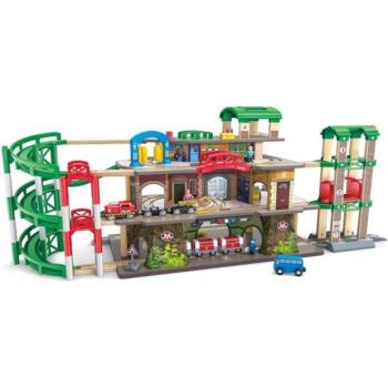Hape Többszintes vasúti készlet City kép