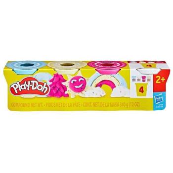 HASBRO - Play-Doh 4 db konfettis tégely kép
