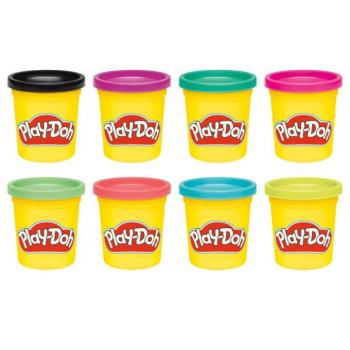 HASBRO - Play-Doh 8 db tégely, B készlet