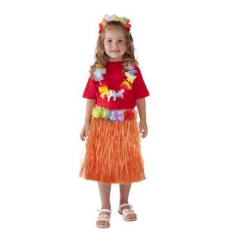 Hawaii gyerekszoknya 45 cm, narancssárga kép