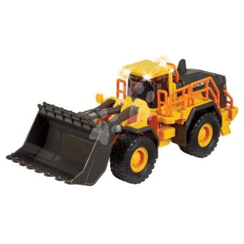 Homlokrakodó Volvo Wheel Loader Majorette 21 cm hosszú hanggal fénnyel és mozgatható részekkel kép
