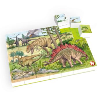 HUBELINO Puzzle – A dinoszauruszok világa kép