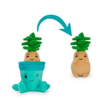 HUGGY POTS Növény zöld virágcserépben plüss játék 27cm kép