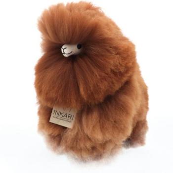 INKARI Plüss játék Alpaka Medium Monsterfluff Mogyoró 32cm kép