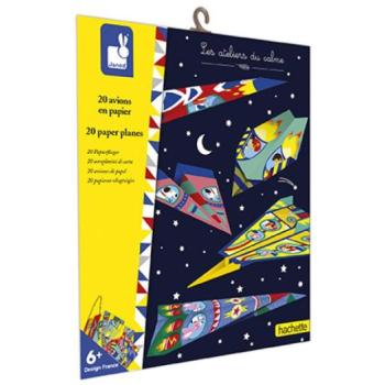 Janod Atelier Kreatív Készlet Mini Origami Papír Repülők 6+ kép