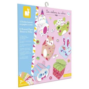 Janod Atelier Mini Kreatív Készlet Origami Papírdobozok kép