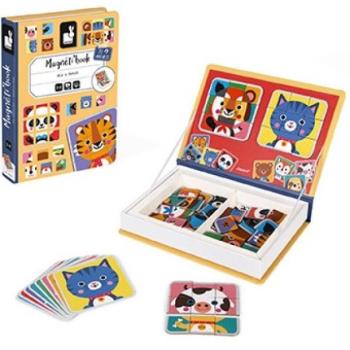 Janod Magnetibook Állatok Puzzle Mágneses könyv gyerekeknek kép