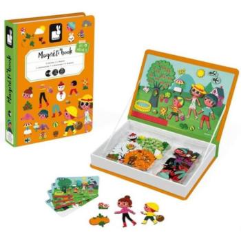 Janod Magnetibook Évszakok Mágneses könyv gyerekeknek kép