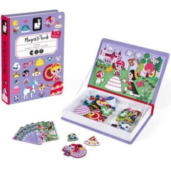 Janod Magnetibook Hercegnők Mágneses könyv gyerekeknek kép