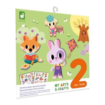 Janod My arts&crafts Mini Áthelyezhető matricák Állatok 2 éves kortól kép