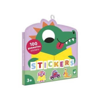 Janod Stickers Matricák Dinoszaurusz 100 db csomag S kép