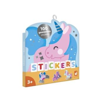 Janod Stickers Matricák Egyszarvúak 100 db csomag S kép